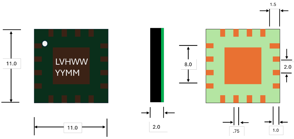 PIN Diode Driver with Neg Voltage Generator,DFN